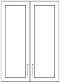 42" High Wall Cabinets - Thermofoil Doors