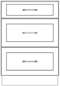 Drawer Cabinets - Thermofoil Doors