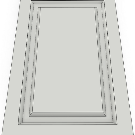 Raised Panel 03 - Thermofoil MDF Cabinet Door