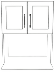 Collection image for: Microwave Cabinets - Painted Doors