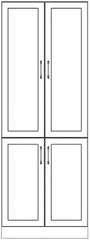 Collection image for: Tall Cabinets - Thermofoil Doors