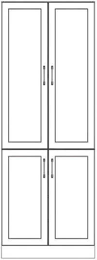 Tall Cabinets - Thermofoil Doors