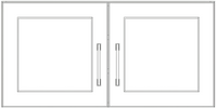 Collection image for: Stove and Fridge Cabinets - Thermofoil Doors