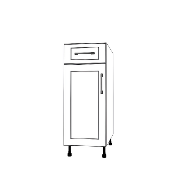 Base Cabinet With Drawer On Top - Thermofoil Doors