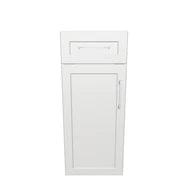 13" Wide Base Cabinet With Drawer On Top - Thermofoil Doors