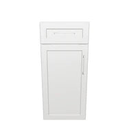 14" Wide Base Cabinet With Drawer On Top - Thermofoil Doors