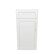 15" Wide Base Cabinet With Drawer On Top - Thermofoil Doors