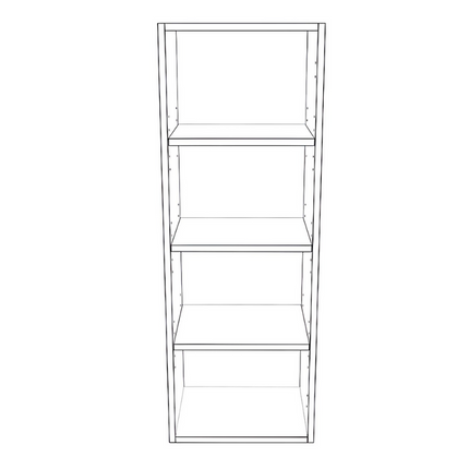 42" High Wall Cabinet - Painted Doors