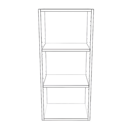 36" High Wall Cabinet - Painted Doors