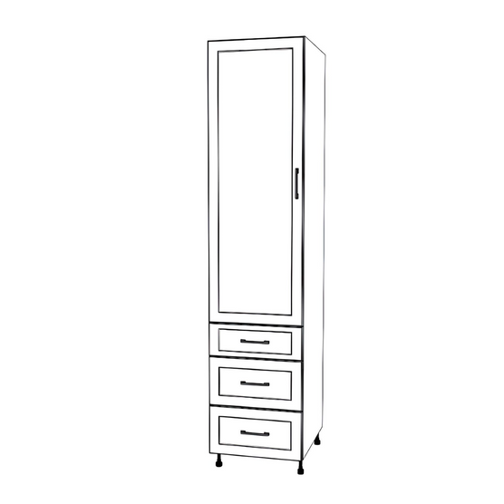 Tall Cabinets - Thermofoil Doors
