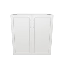 30" Wide Base Cabinet - Sink Cabinet - No Back - Thermofoil Doors