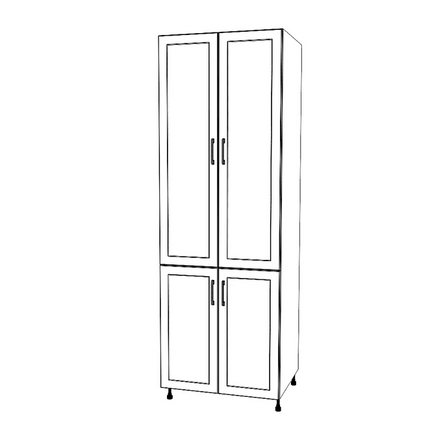 Tall Cabinets - Painted Doors