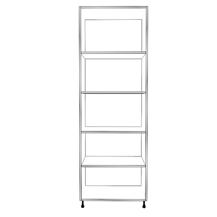 Tall Cabinets - Painted Doors