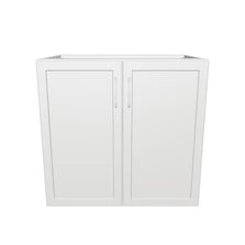 33" Wide Base Cabinet - Sink Cabinet - No Back - Thermofoil Doors