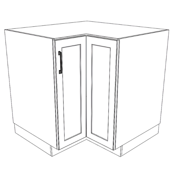 Lower Corner Cabinets - Thermofoil Doors