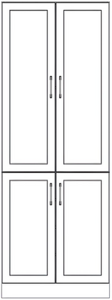 Tall Cabinets - Painted Doors