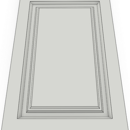 Raised Panel 01 - Thermofoil MDF Cabinet Door