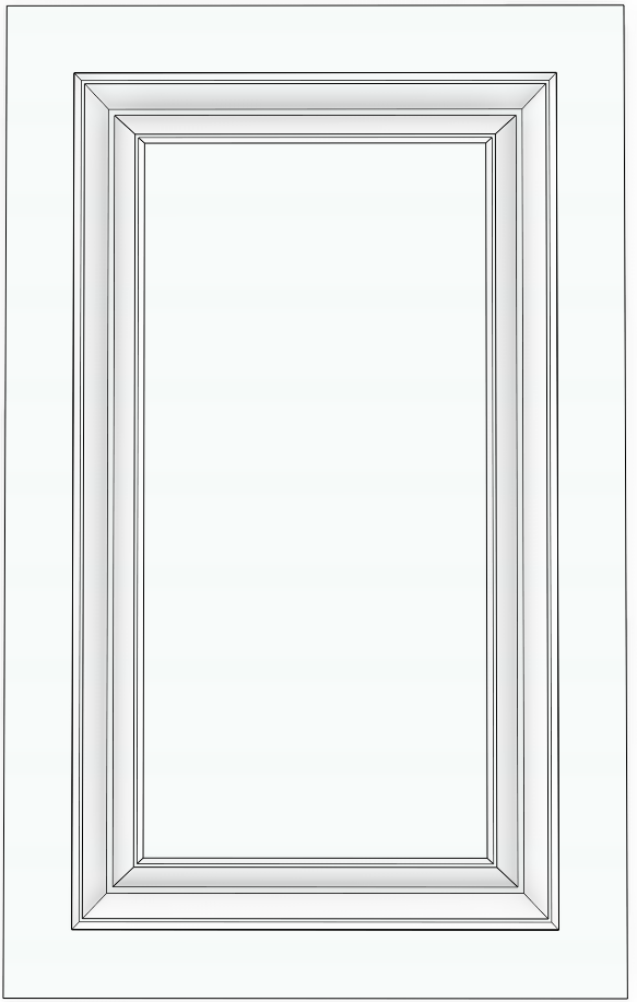 Raised Panel 02 - Thermofoil MDF Cabinet Door