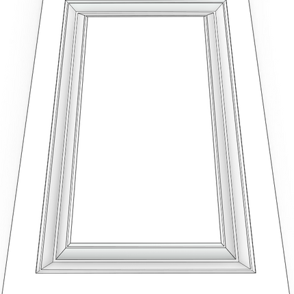 Raised Panel 02 - Thermofoil MDF Cabinet Door