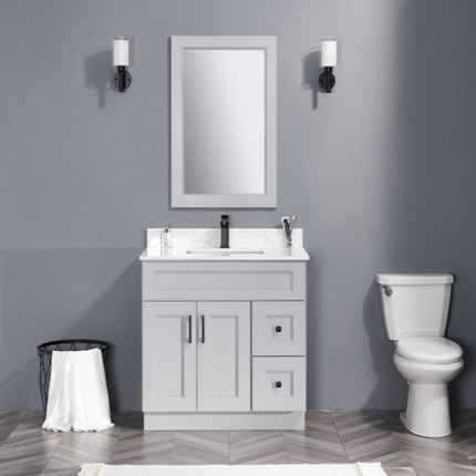 Double Drawer Painted HDF Vanity