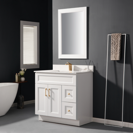 Double Drawer Painted HDF Vanity