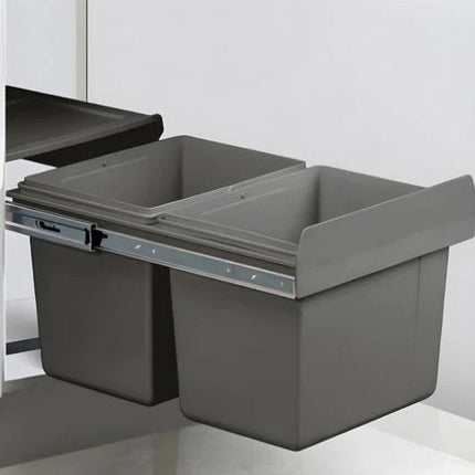 Under Sink Garbage Bins System