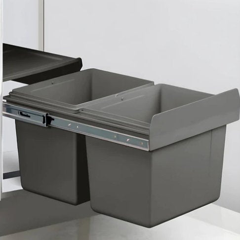 Under Sink Garbage Bins System